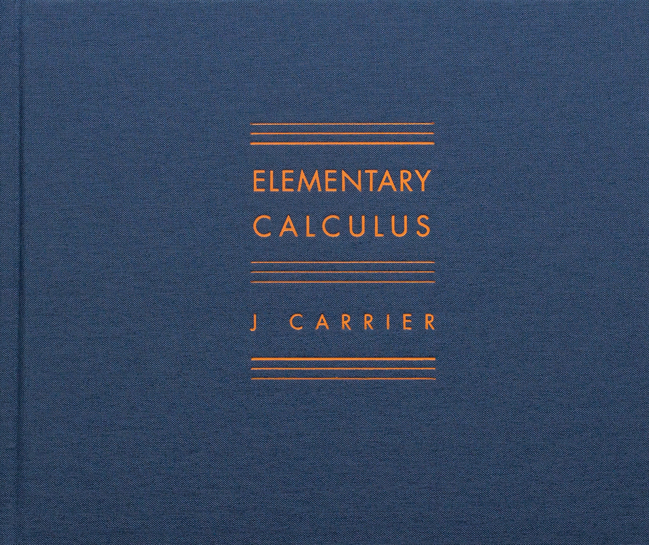 ELEMENTARY CALCULUS – Leporello